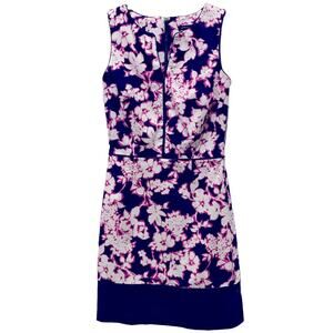 Tommy Hilfiger - Navy, Pink & White Floral Dress Size 0, EUC